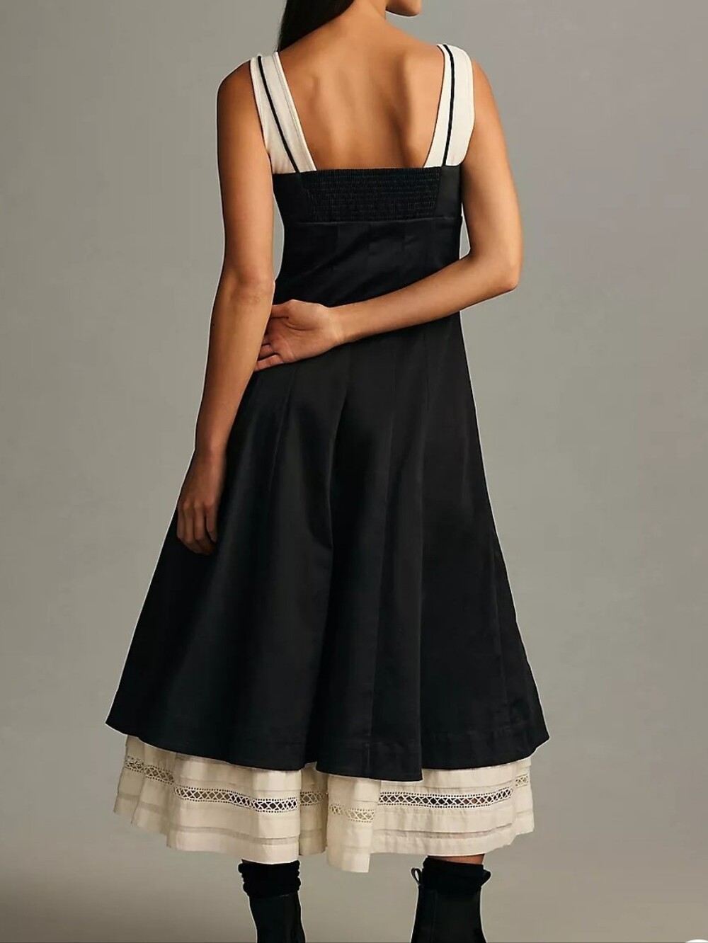 By Anthropologie Layered Pleated Dress s4 - Picture 2 of 8